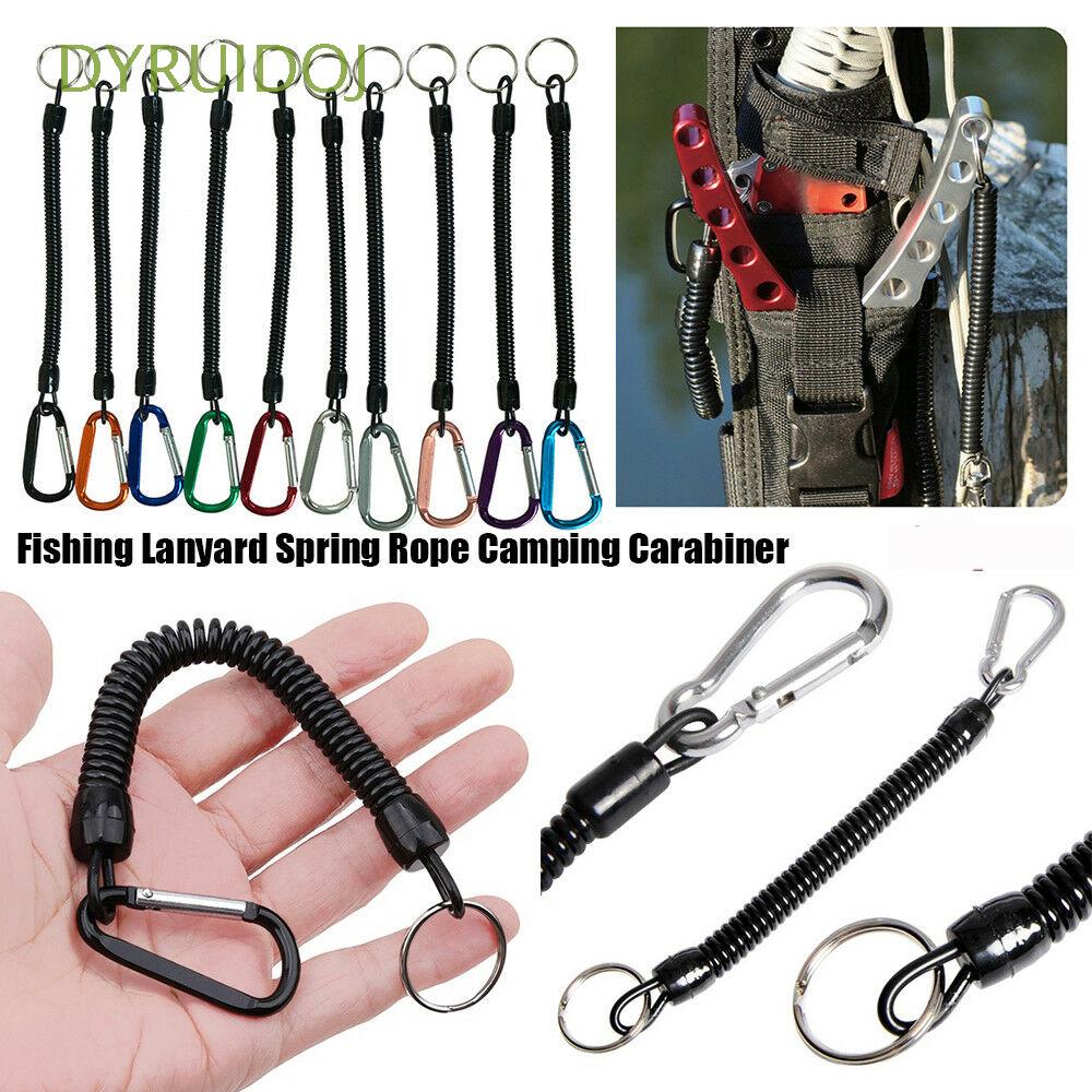 DYRUIDOJ Climbing Lanyards Security Fishing String Spring Rope Flexible ...