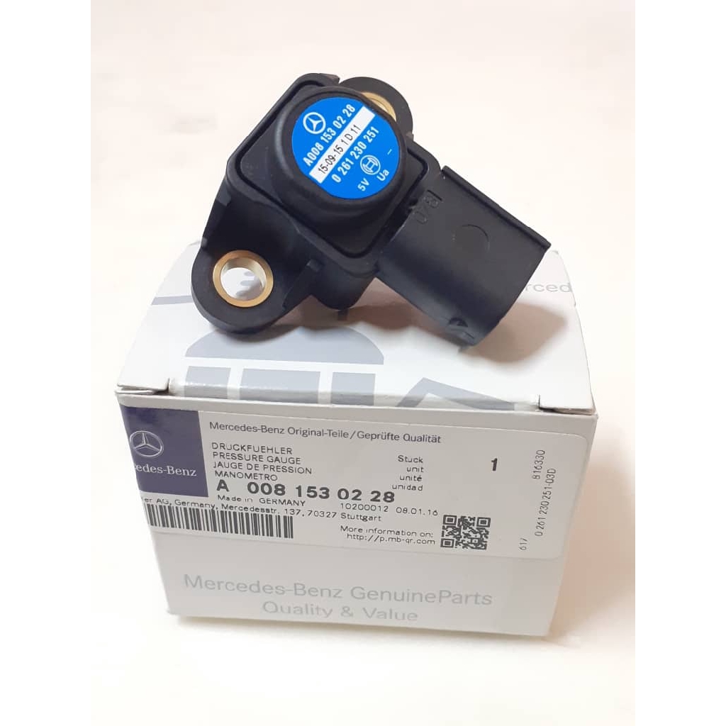 Mercedes Benz Intake Manifold Boost Pressure Sensor Original W204 W212