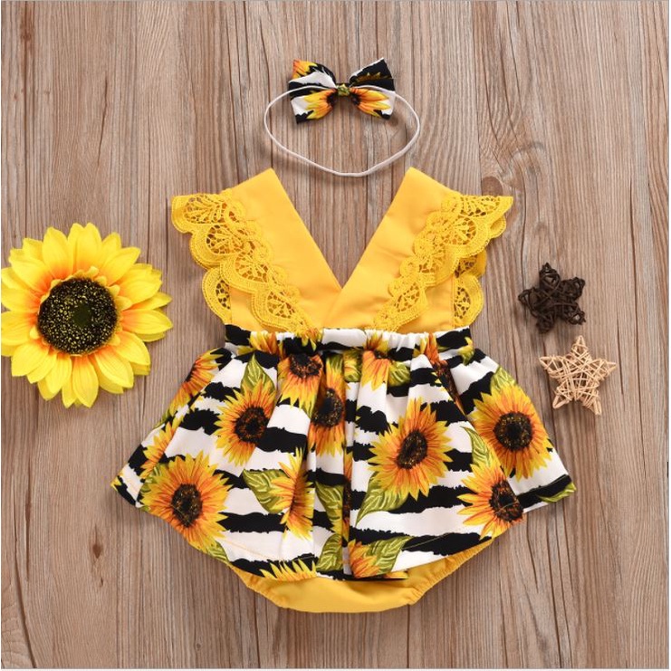 Baby girl outlet sunflower clothes