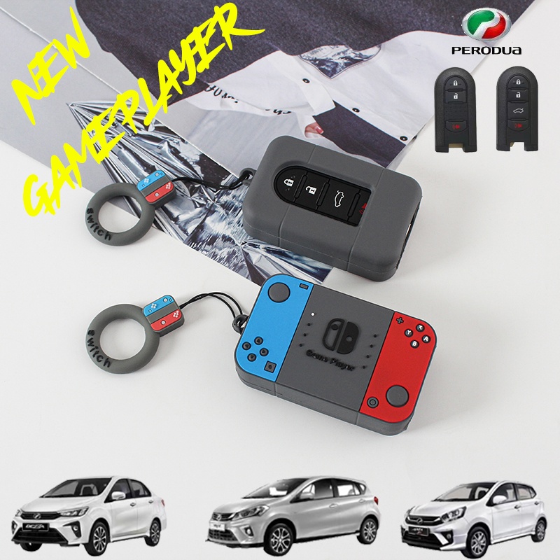 Perodua Car Key Cover Case MYVI BEZZA AXIA ARUZ Remote Casing cartoon ...