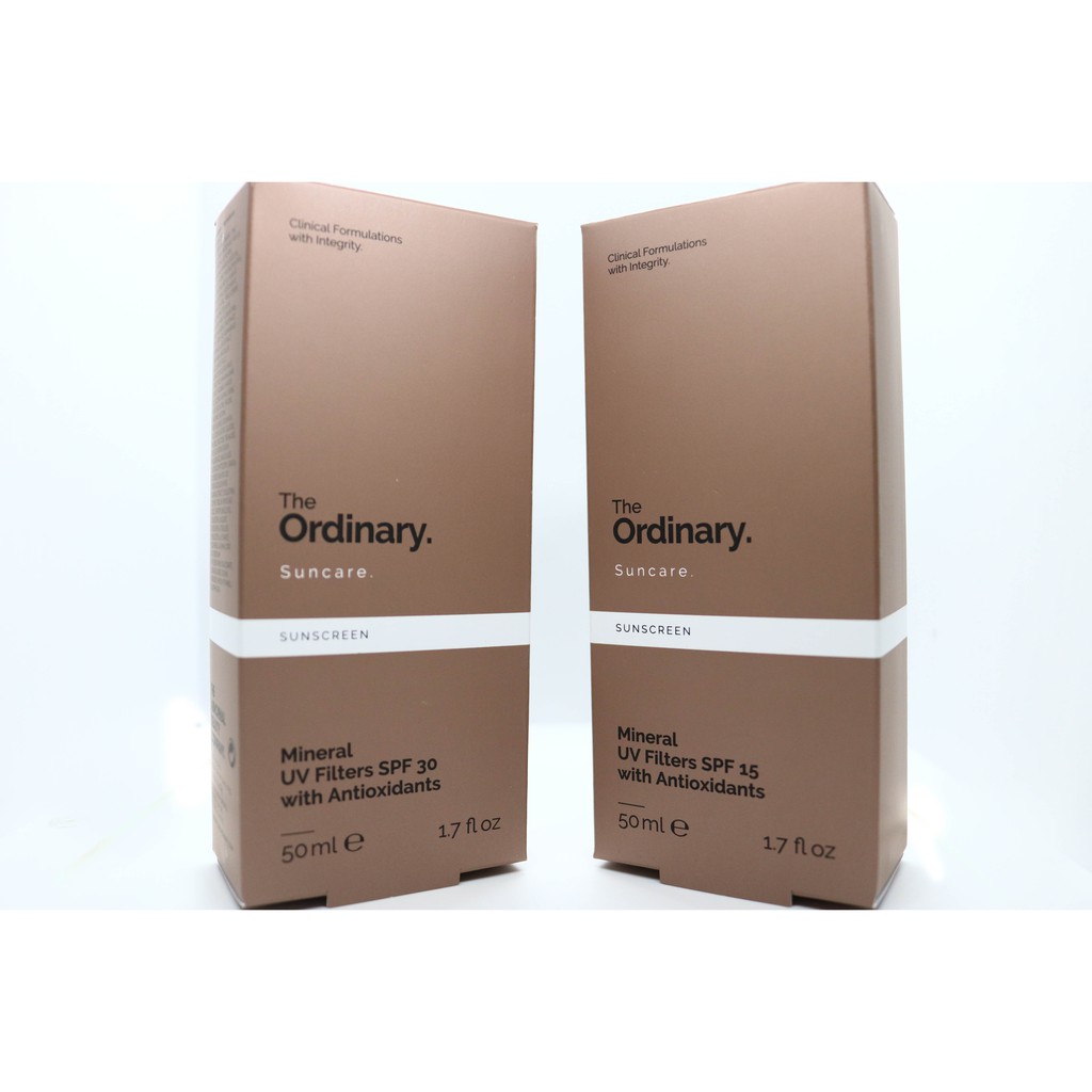 [READYSTOCK] The Ordinary Mineral UV Filters SPF 15 & 30 with ...