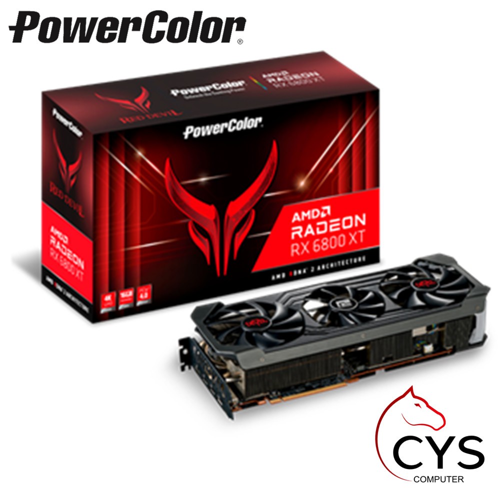POWERCOLOR RADEON RX 6800 XT RED DEVIL 16GB GDDR6 256BIT | Shopee Malaysia