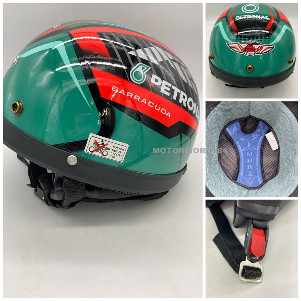 PETRONAS MHR III HALF CUT HELMET MHR 100% ORIGINAL KURA Y80