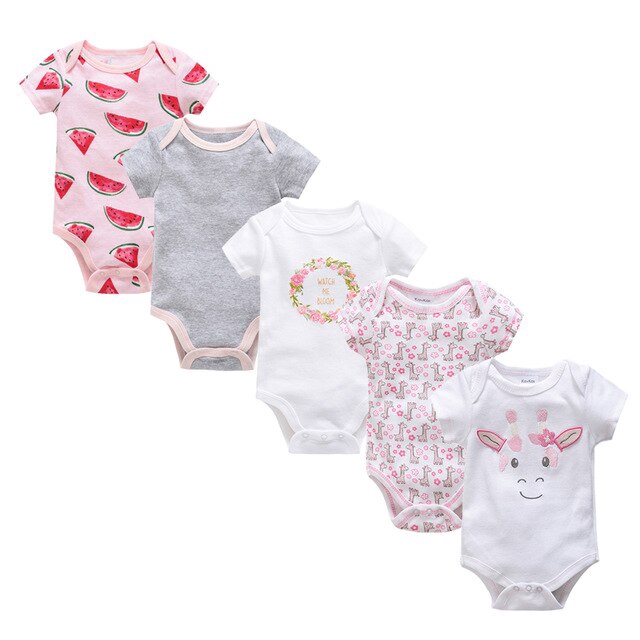 3pcs/Lot Baby Boys Bodysuit Fashion Body Suits Short Sleeve Newborn Infant  Jumpsuits Cartoon Kids Baby Girls Romper Clothes Боди - AliExpress