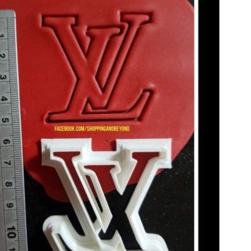 LV Brand Logo Design Fondant Cutter | Shopee Malaysia