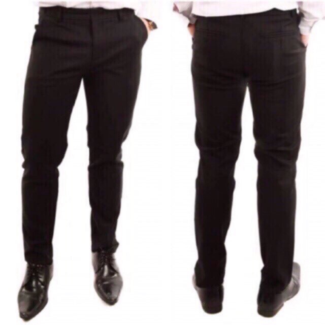(27-58）Men's Business Office Formal Stretchable Flexible Casual Seluar ...