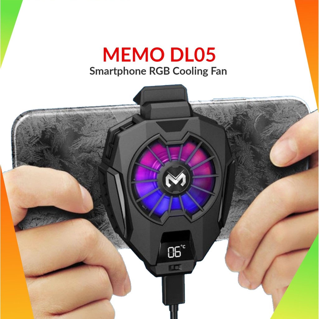 NEW AND LATEST MODEL MEMO DL05 Portable Gaming Radiator Cool RGB Led