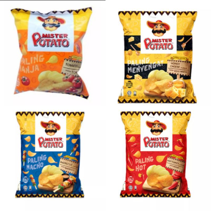 Mister Potato Chips Pedas 75G – 810 Freshmart