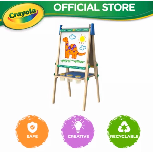 Crayola kids wooden art 2024 easel