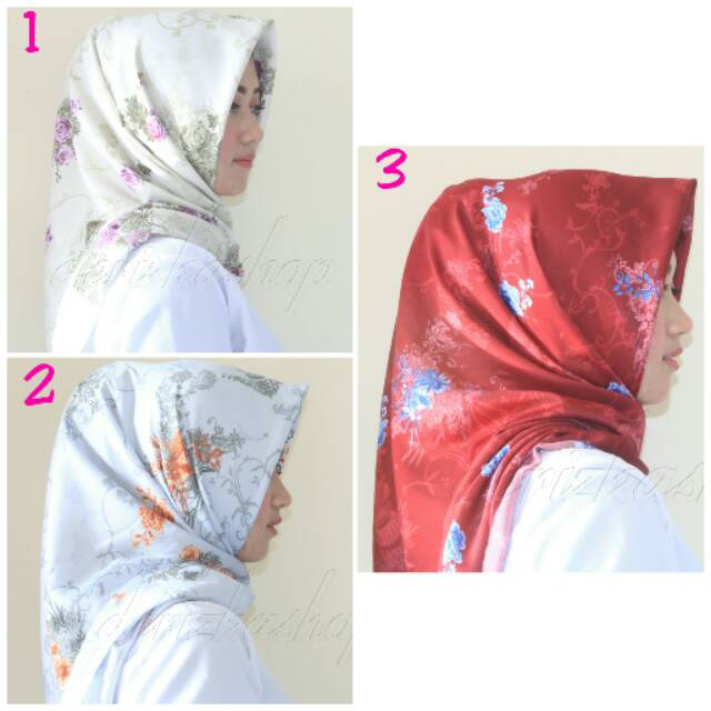 Square shabby maxmara / Rectangular hijab / Rectangular hijab