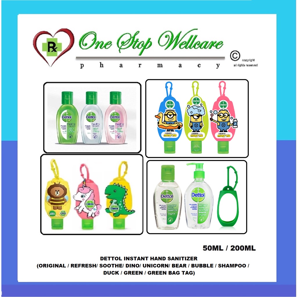 DETTOL INSTANT HAND SANITIZER (ORIGINAL / REFRESH/ SOOTHE/ DINO