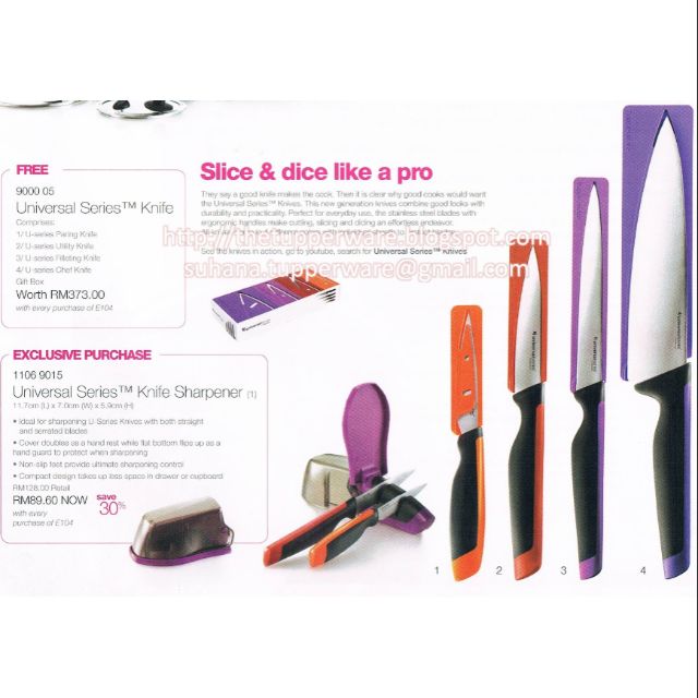 Universal Series Paring Knives – Tupperware US