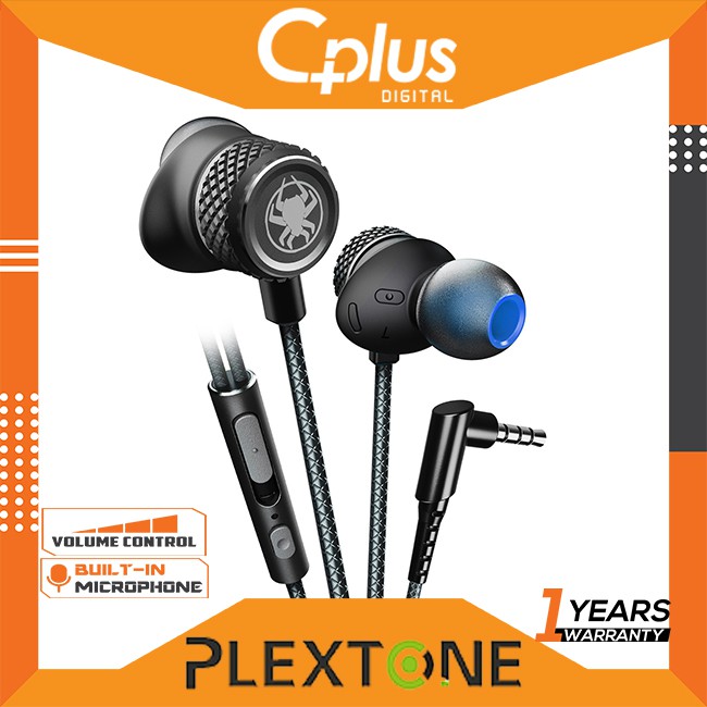 Plextone G15 Mark 3 Magnetic Stereo Strong Bass Game In Ear Earphone with Mic and Volume Control Shopee Malaysia