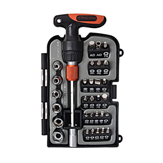 TACTIX MINI RATCHET T-HANDLE SET 32 PC - 900238 | Shopee Malaysia