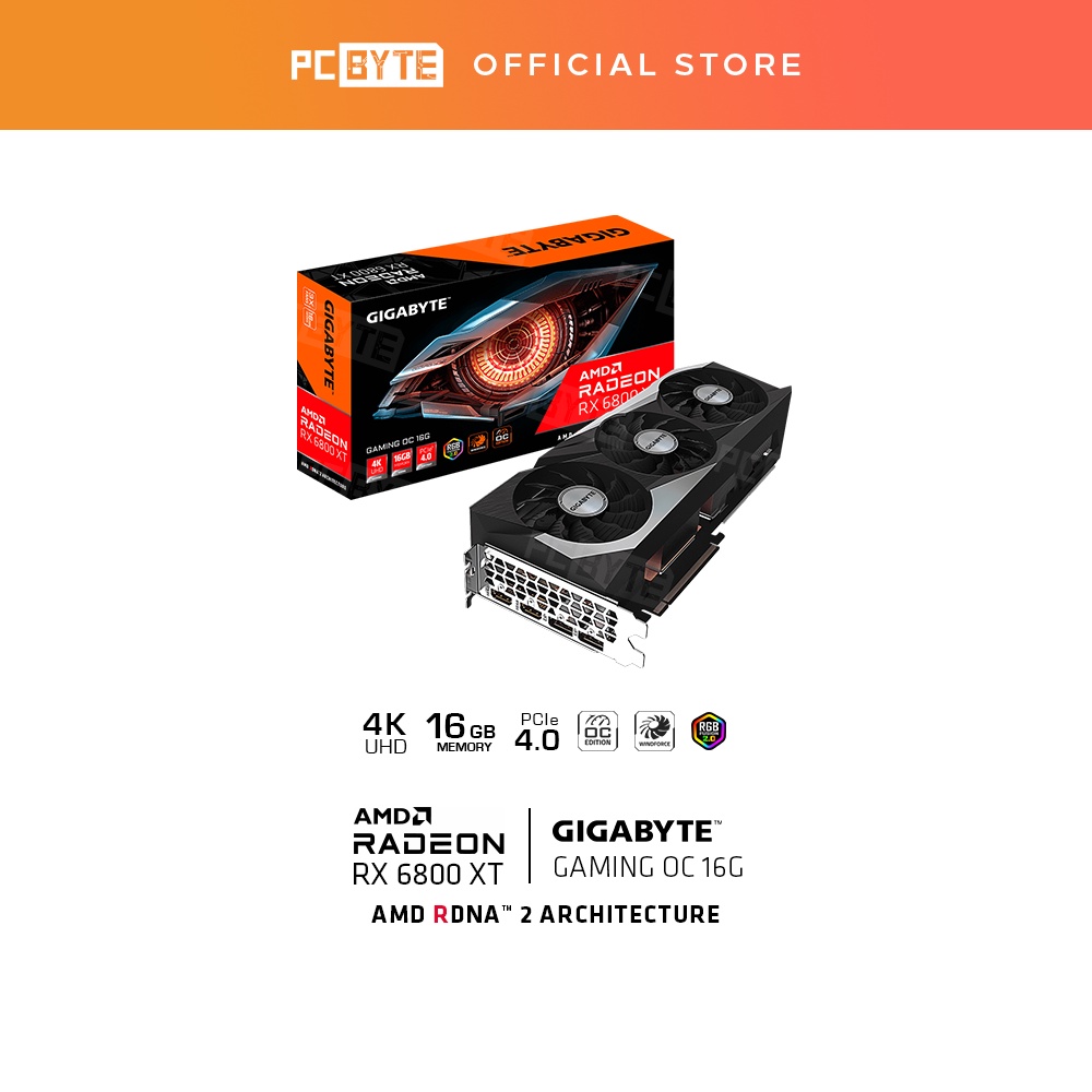 GIGABYTE Radeon RX 6800 XT GAMING OC 16GB GDDR6 – Scheda Video Usata – Condizioni Eccellenti