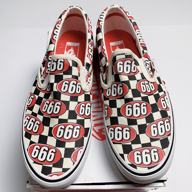 Supreme vans slip on sale on