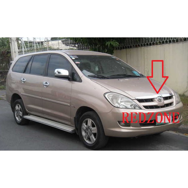 TOYOTA INNOVA 2005 FRONT / REAR BONNET BONET GARNISH GRILLE CHROME NEW ...