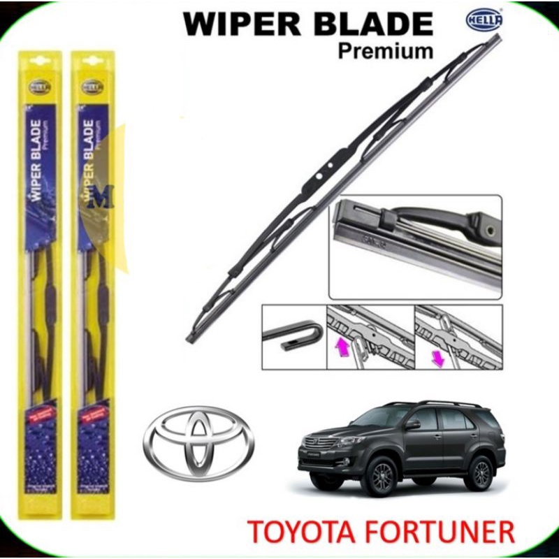 TOYOTA FORTUNER 20052015 HELLA PREMIUM WIPER BLADE Shopee Malaysia