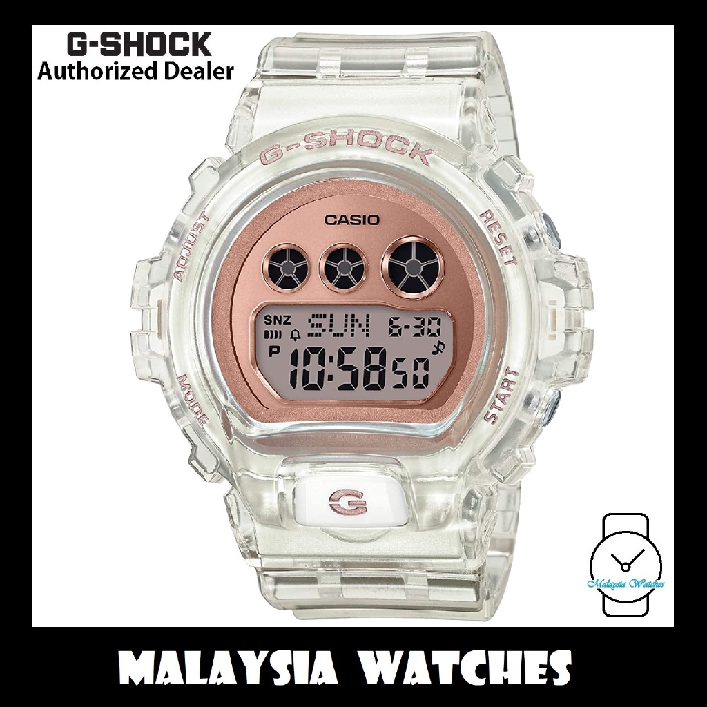 G shock pink gold transparent hot sale