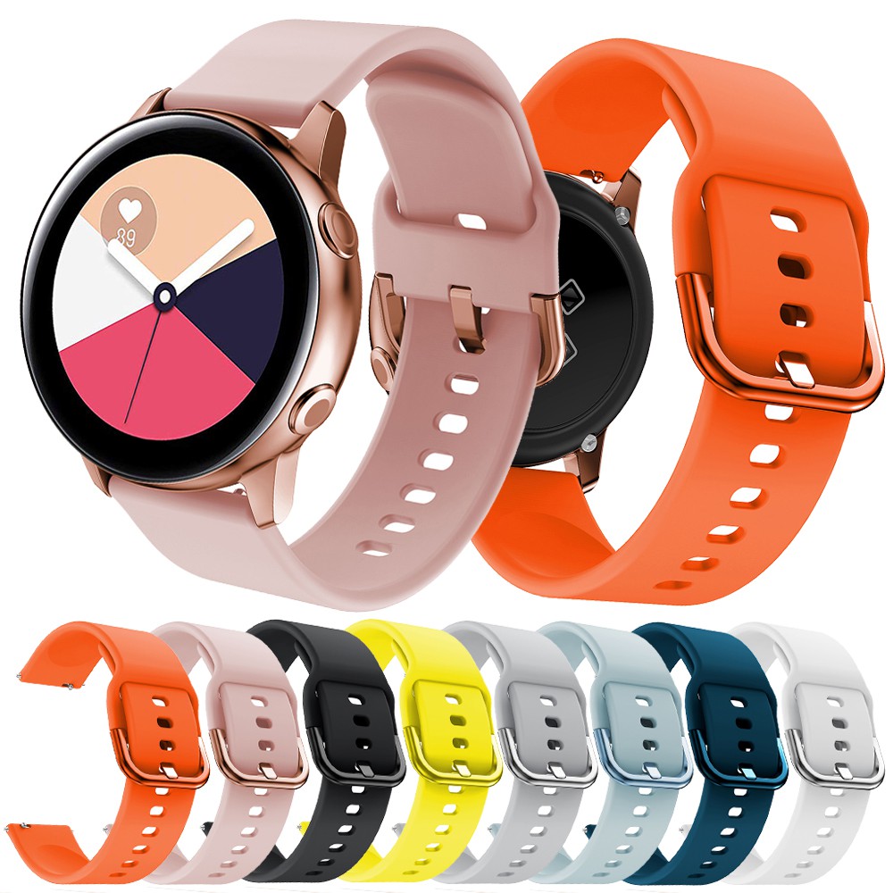 samsung galaxy watch active 2 44mm 40mm strap classic silicone watch band straps accessories Shopee Malaysia