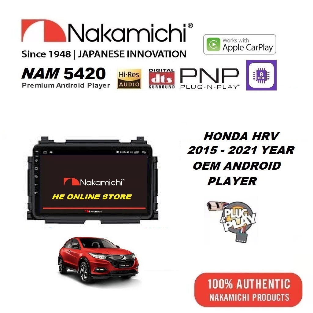 [HONDA HRV 2015 2021 YEAR ] New Spec NAM5420 DSP System TOUCH SCREEN