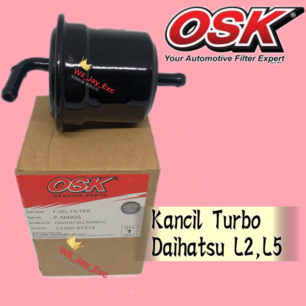 OSK FN9925 FUEL FILTER KANCIL TURBO,DAIHATSU L2,L5 (FN9925) Shopee