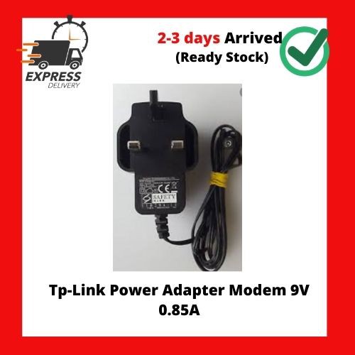 TpLink Power Adapter Modem 9V 0.85A Shopee Malaysia