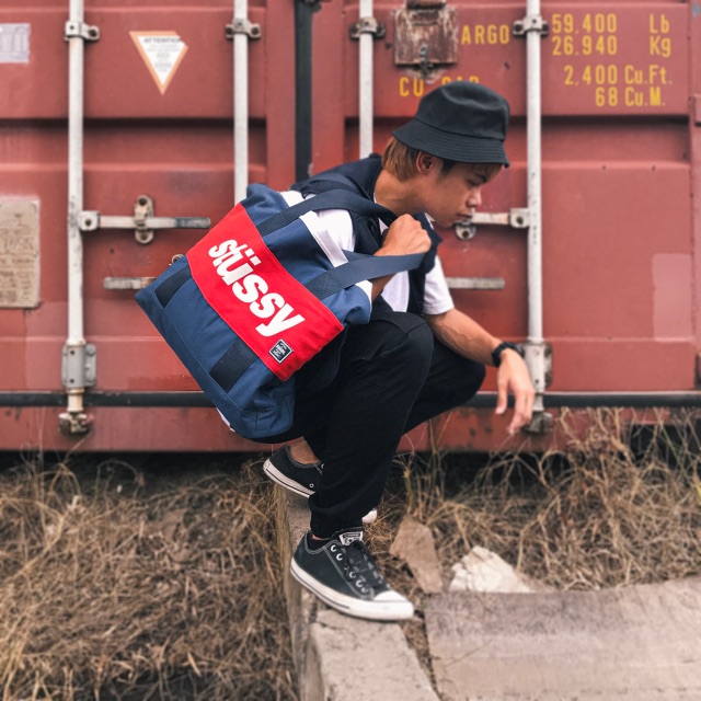 Stussy x Herschel Supply Swag Bag Shopee Malaysia
