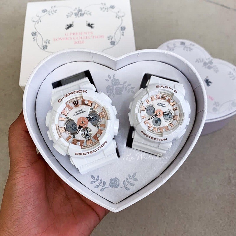 Ready stock Casio G-shock Baby-G Couple set model Lover Collection 2020  LOV-20A-7