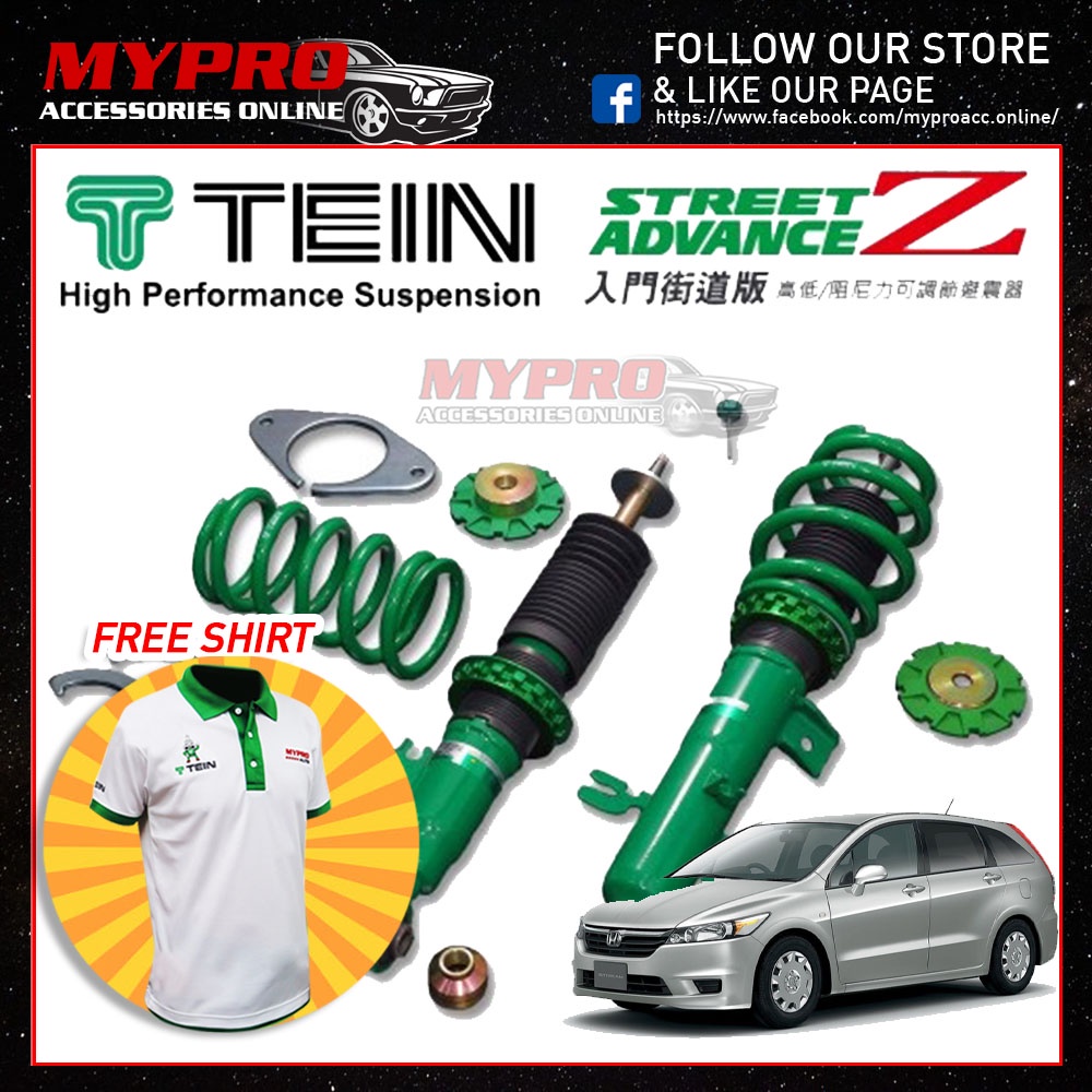 🇯🇵Best🔥Honda Stream RN6 2006-2014 TEIN Street Advance Z Adjustable ...