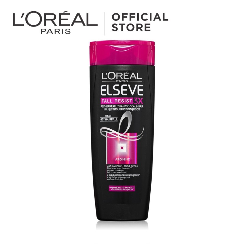 L'Oreal Paris Anti-Hair Fall Shampoo 180 ml & Conditioner 180 ml, for Hair  Growth, For Thinning & Hair Loss,Fall Resist 3X ,(Pack of 2)