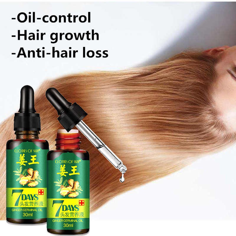 PELEBAT RAMBUT GINGER GERMINAL OIL HAIR tonic GROWTH 30ML BY CLOTHES OF