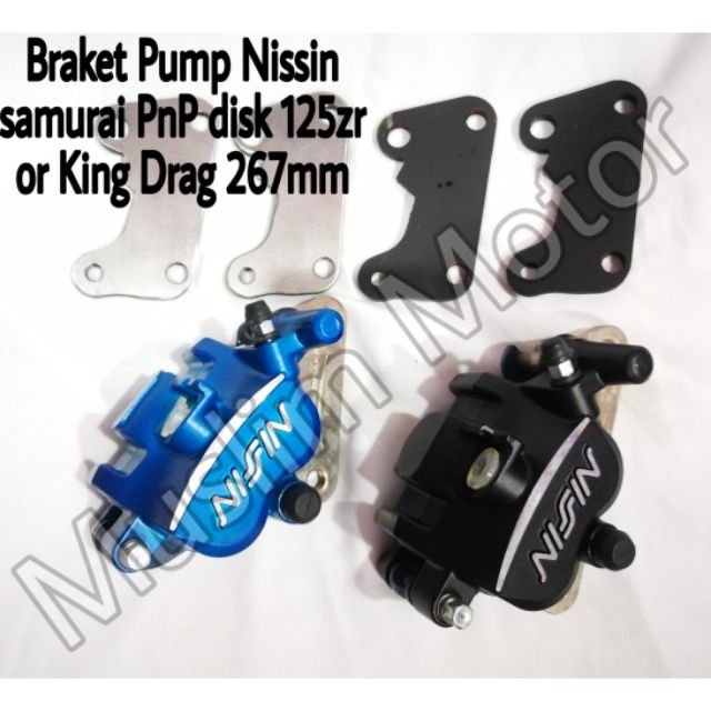 Bracket Caliper nissin samurai pnp y15 y15zr disc 125 or king drag
