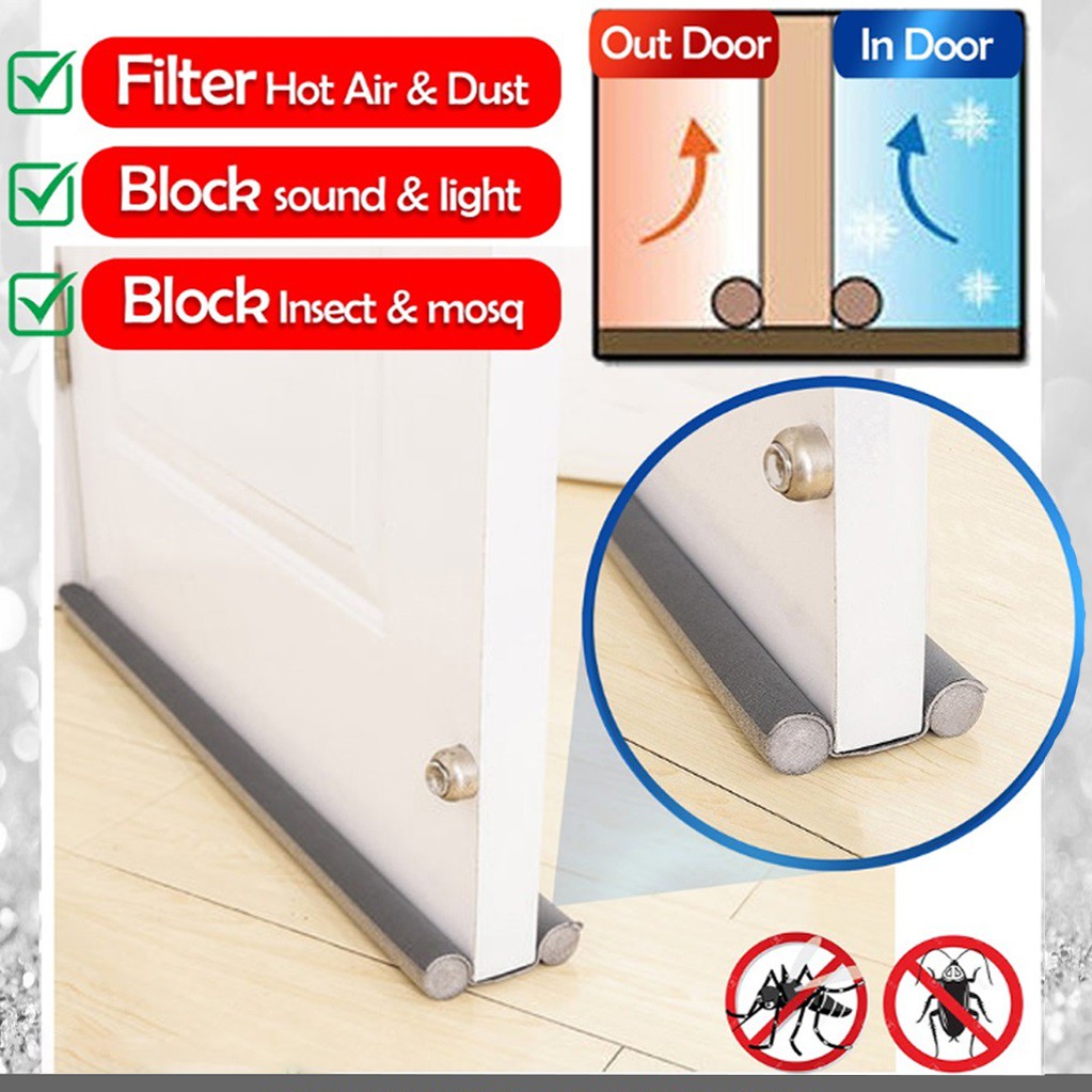 High Quality Flexible Door Bottom Sealing Twin Draft Dodger Guard Door
