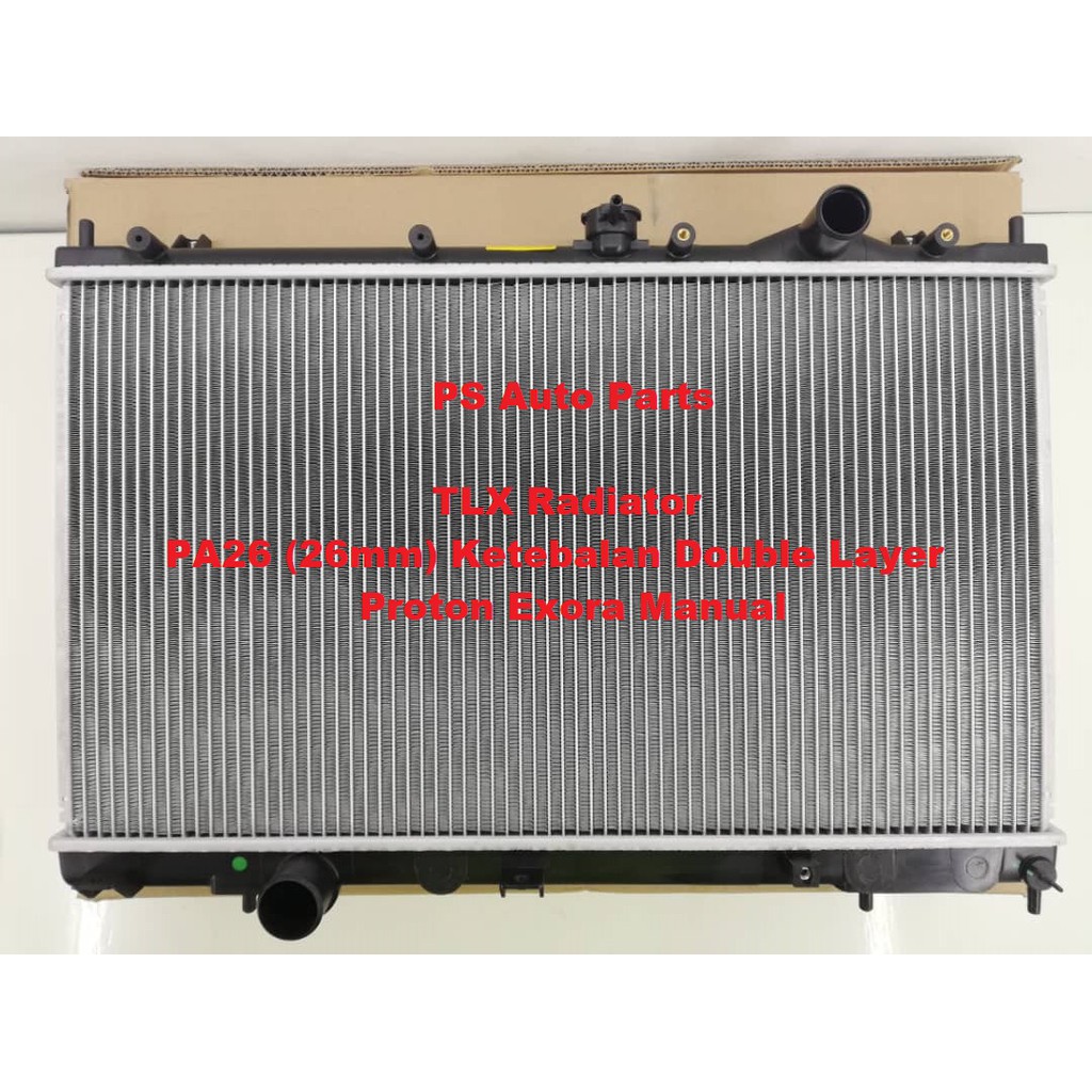 Radiator Proton Exora Manual Tangki Air Kereta Ketebalan PA26 Double ...