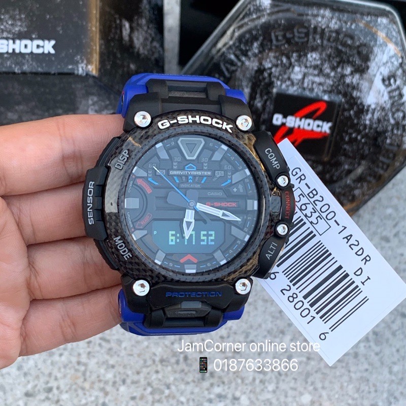 READY STOCK 100% ORIGINAL CASIO G-SHOCK GRAVITY MAASTER GR-B200 SERIES GR- B200-1A2/GR-B200-1A/GR-B200-1A9 | Shopee Malaysia