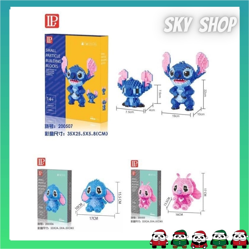 Lilo Stitch Building Blocks, Stitch Blocks Constructions