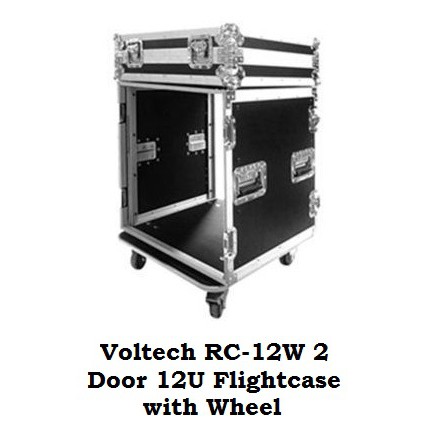 Voltech RC-12W 2 Door 12U Flightcase with Wheel | Shopee Malaysia