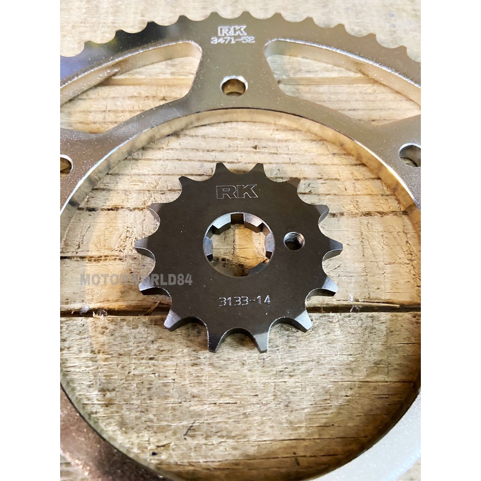 RANTAI RK YAMAHA R15 R15M MT15 V3 FULL SET RK TAKASAGO CHAIN SPROCKET ...
