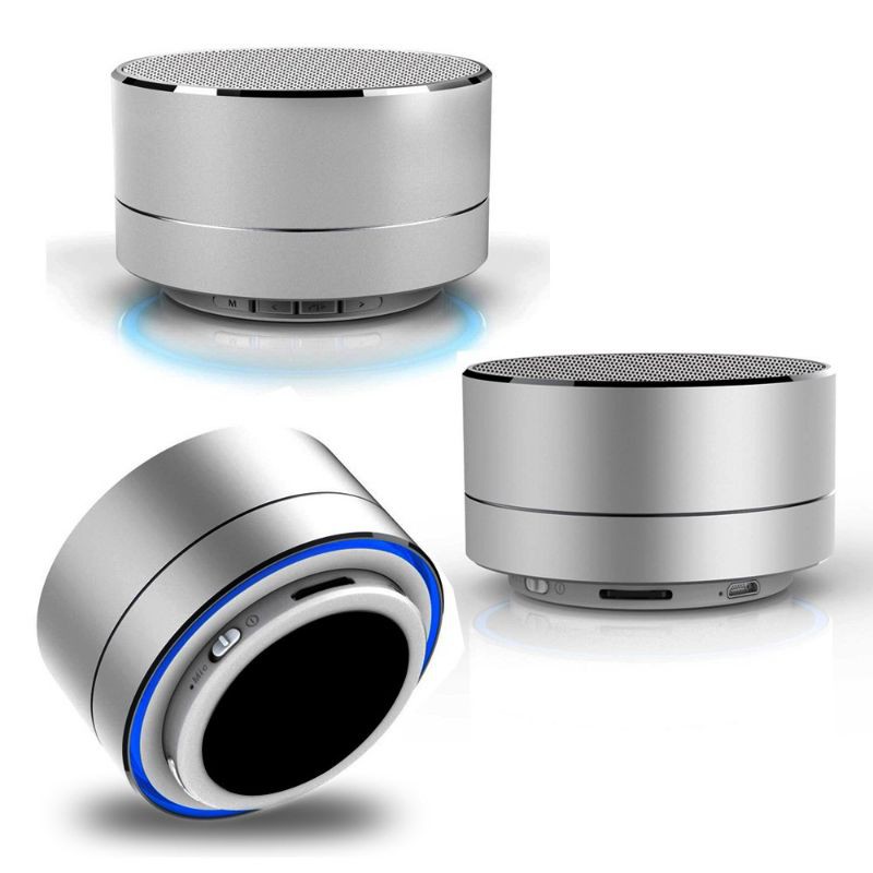 Speaker A10 Mini Bluetooth LED Wireless Stereo Bass Music Subwoofer ...