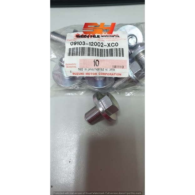 Suzuki Jimny / Super Carry / ST90 / LJ80 / BOLT crank x pulley M12 x 20