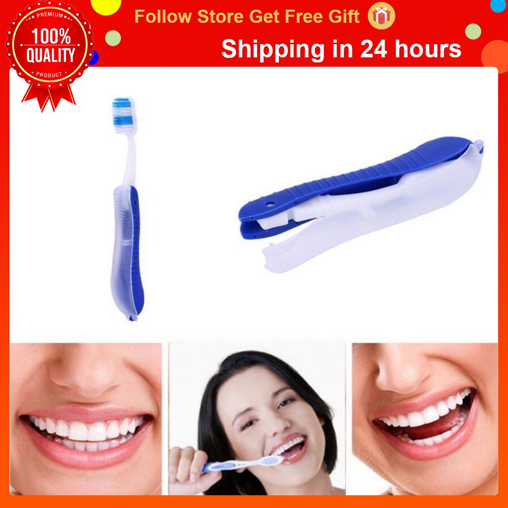 Crazy Disposable Foldable Folding Toothbrush Outdoor Traveling Tooth