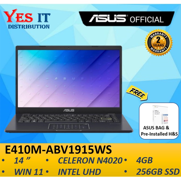 Asus E410m Abv1915ws Abv1228wsabv1252ts E410k Aek289ws Laptop Celeron N4020 4gb8gb 256gb 7376