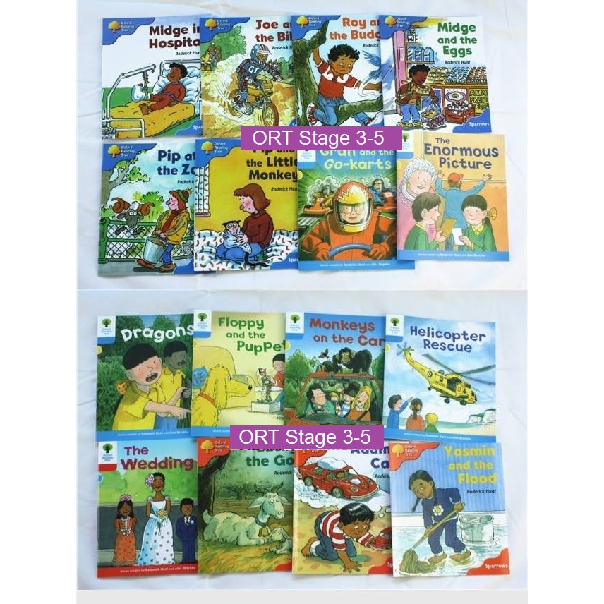 UK's most successful reading scheme - Oxford Reading Tree Stage 3-5 (Total  136 books) | Shopee Malaysia