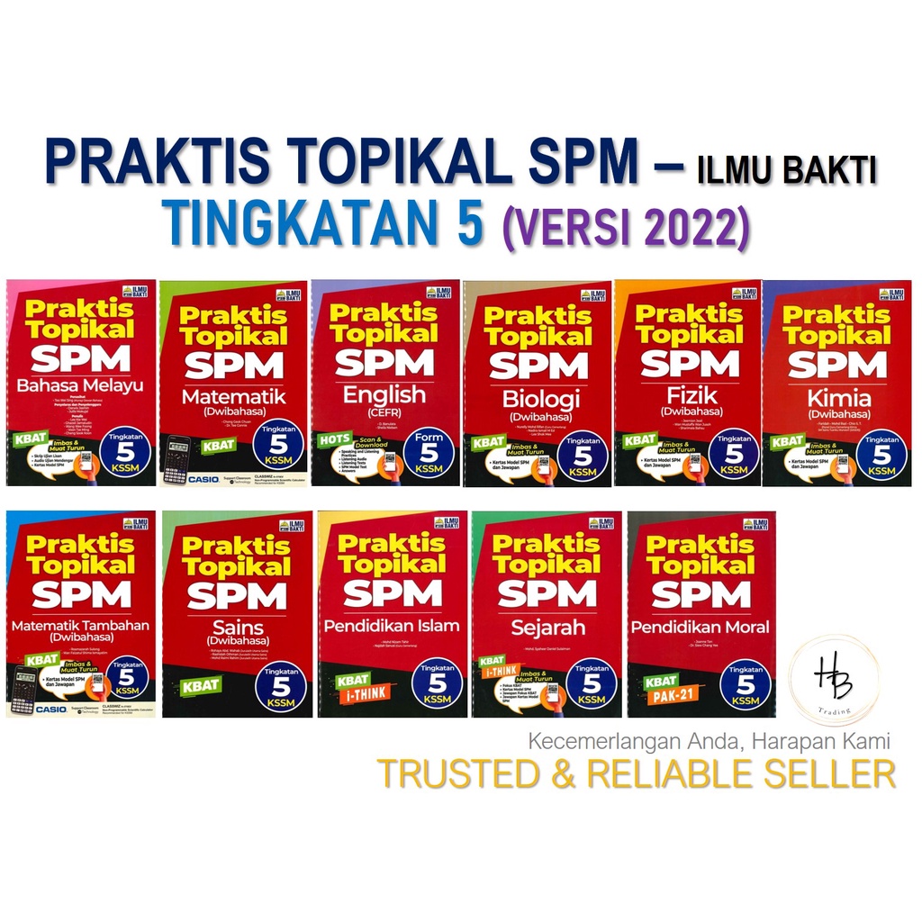 Buku Latihan Praktis Topikal Tingkatan 5 KSSM Edisi 2022 Berdasarkan ...