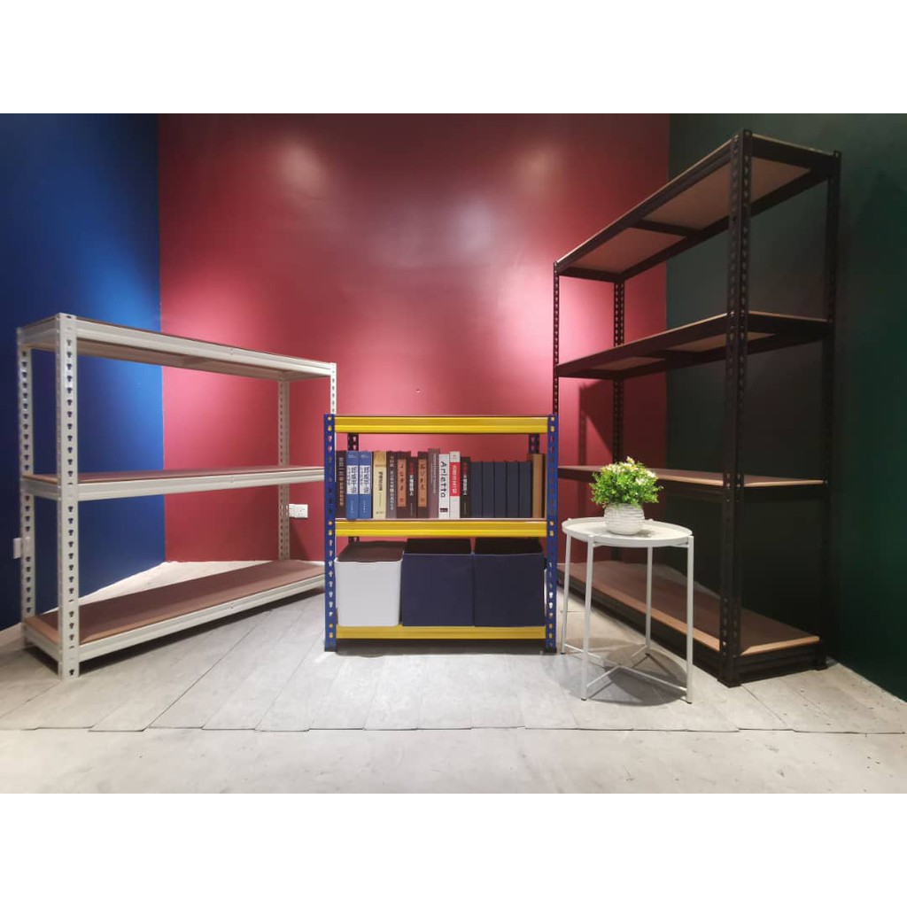 🔥JSJ STORAGE Rack🔥 Boltless Rack Home Store Warehouse / Rak Besi Rak ...