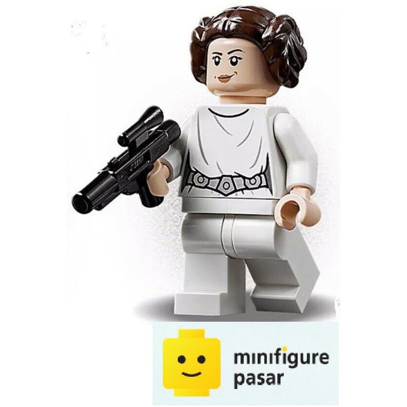 LEGO® Star Wars Princess Leia Minifigure White Dress Outfit 75301 75244 sw1036
