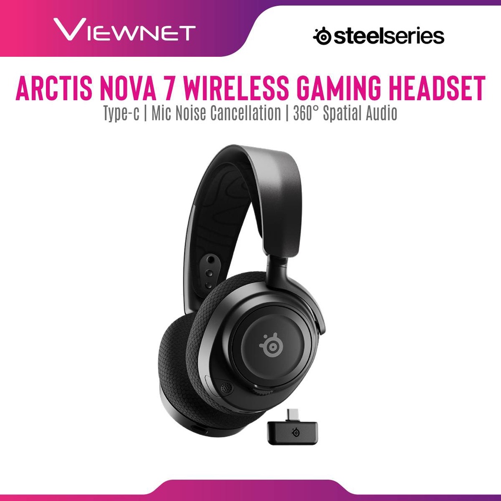 SteelSeries Arctis Nova 7 Wireless Gaming Headset 360