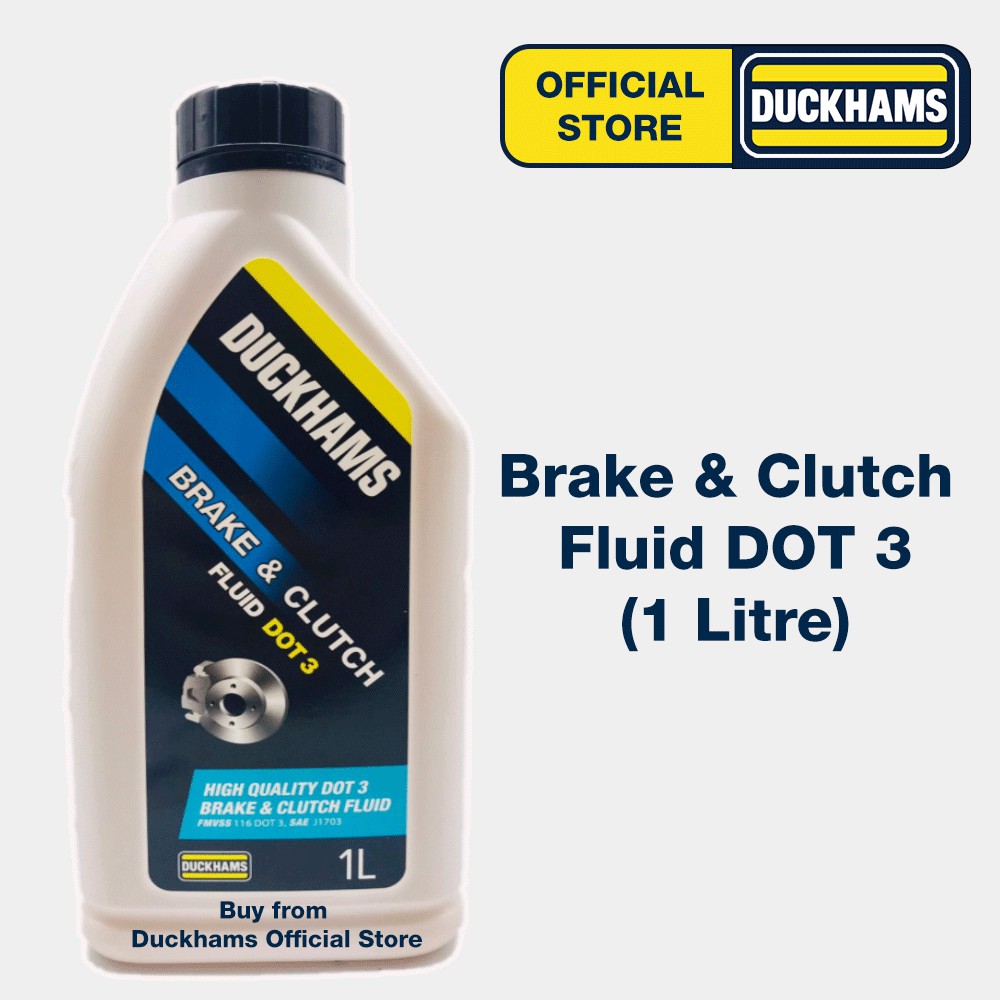 Duckhams Brake and Clutch Fluid DOT 3 (1 Litre/1 Bottle) Shopee Malaysia