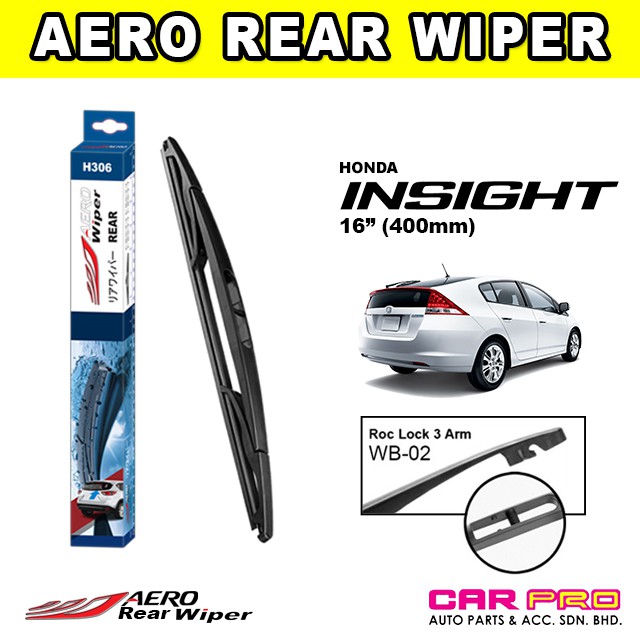 Honda Insight H410 AERO Rear Wiper (16
